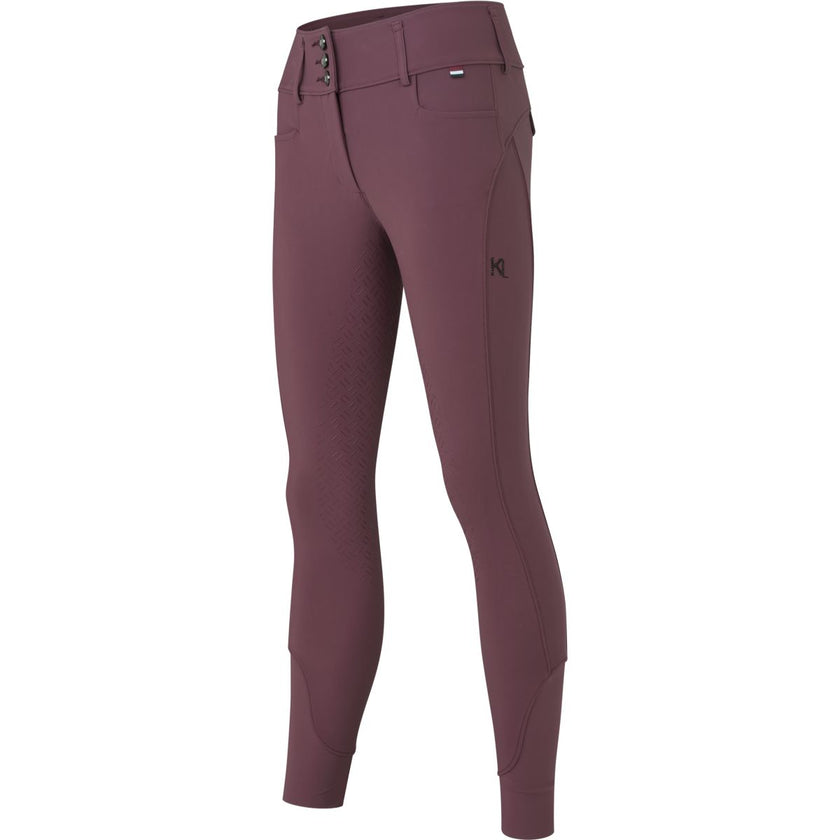 Kingsland Pantalón de Equitación KLKimi Full Grip Plum Wine