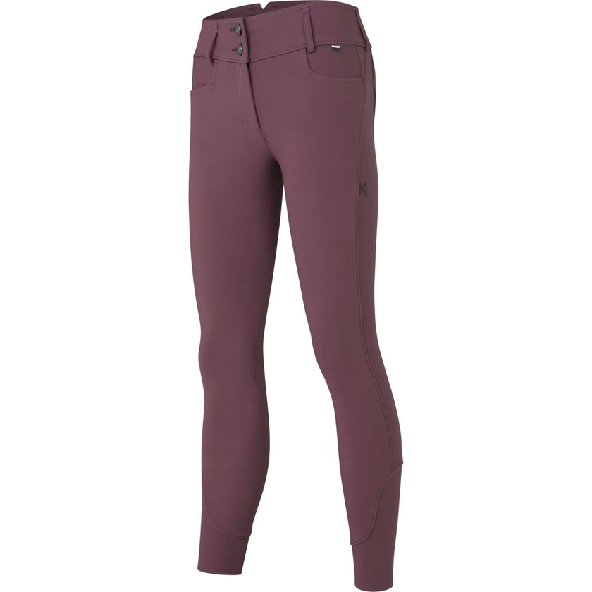 Kingsland Pantalón de Equitación KLKira Full Grip Plum Wine