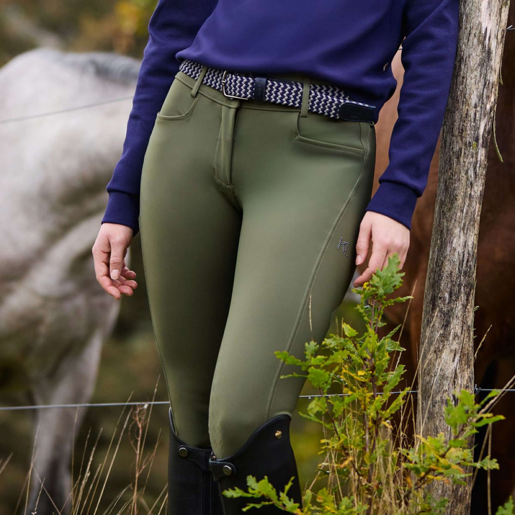 Kingsland Pantalón de Equitación KLKira Full Grip Mujeres Kalamata