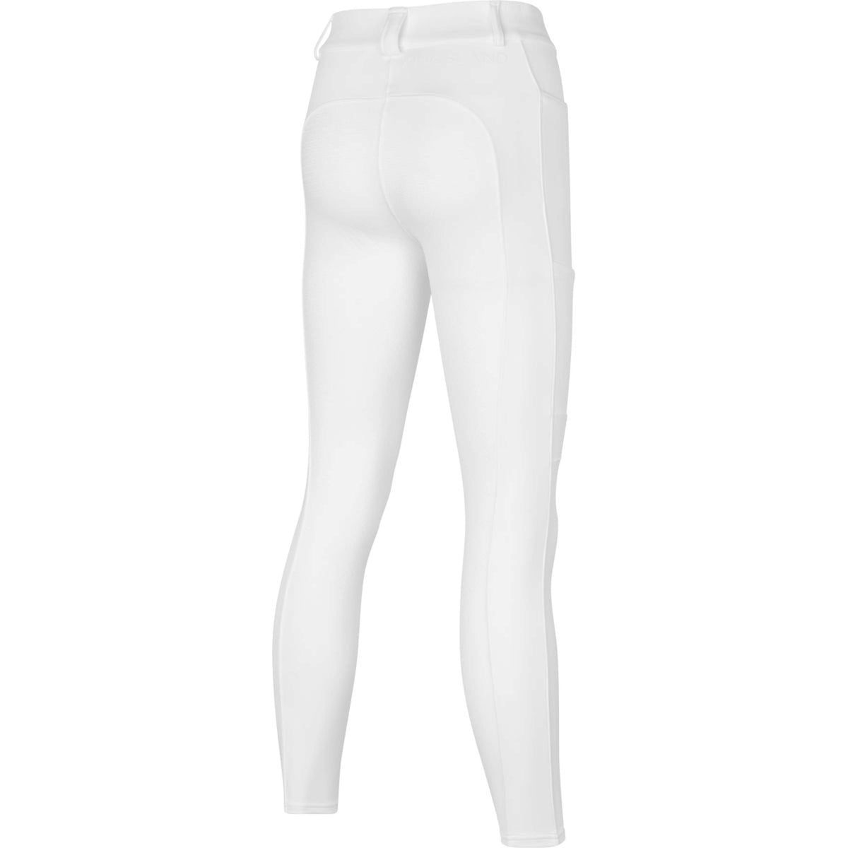 Kingsland Pantalón de Equitación KLKornelia Full Grip Blanco