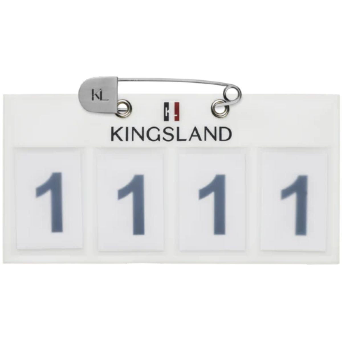 Kingsland Startnummer Classic 4 Números Blanco