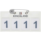 Kingsland Startnummer Classic 4 Números Blanco