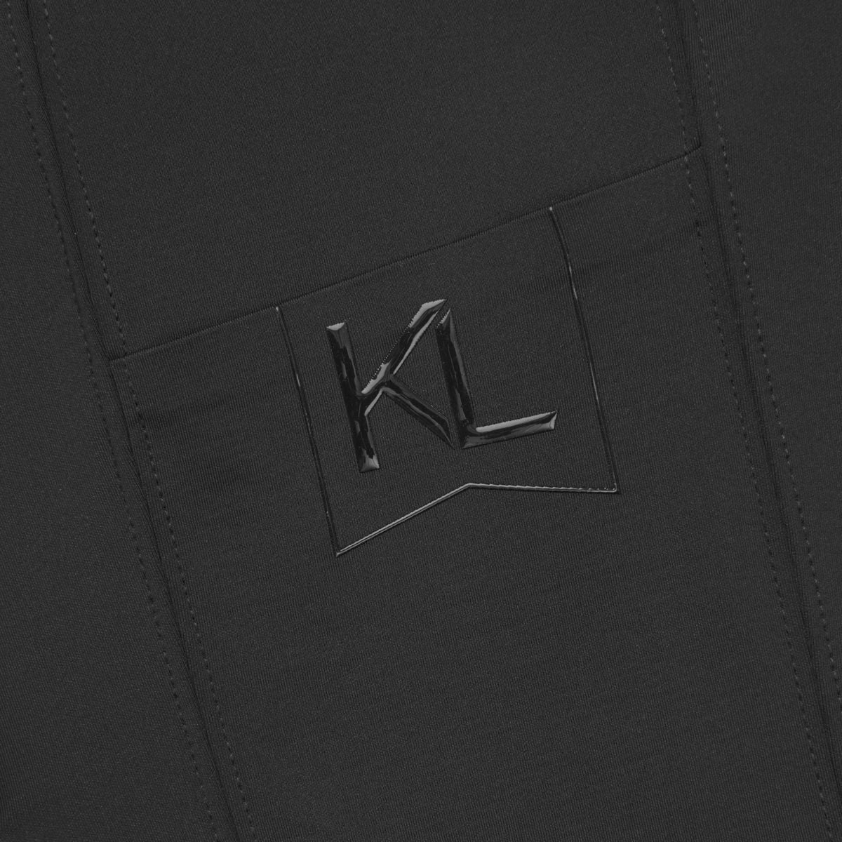 Kingsland Pantalón de Equitación KLKaya Full Grip Negro