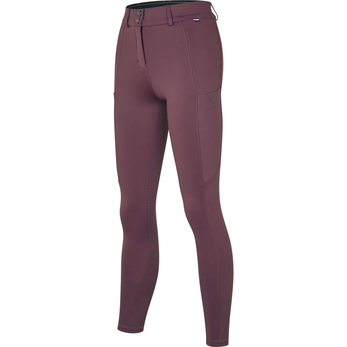 Kingsland Pantalón de Equitación KLKaya Full Grip Plum Wine