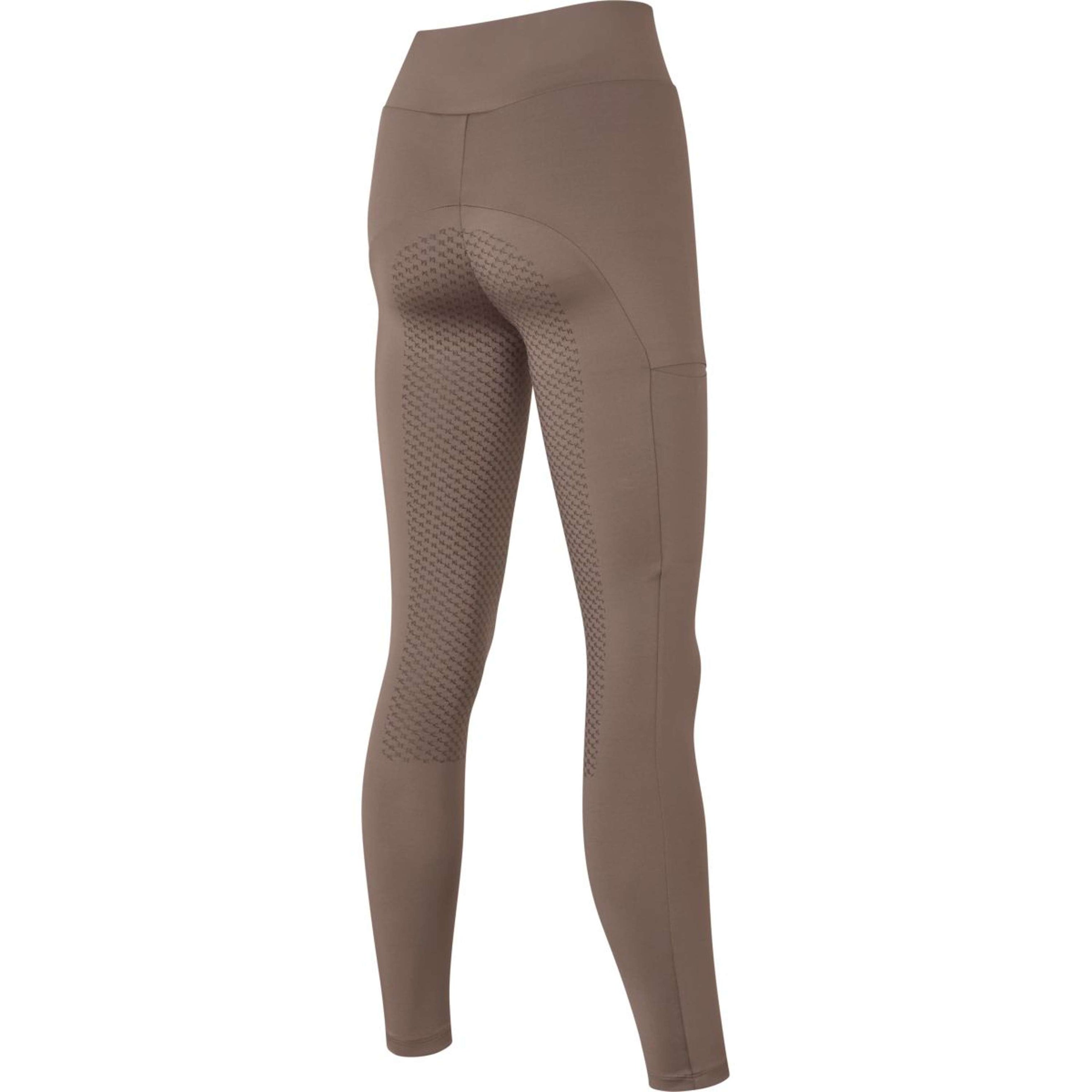 Kingsland Legging de Equitación KLAmy F-Tec5 Full Grip Mujeres Brown Iron