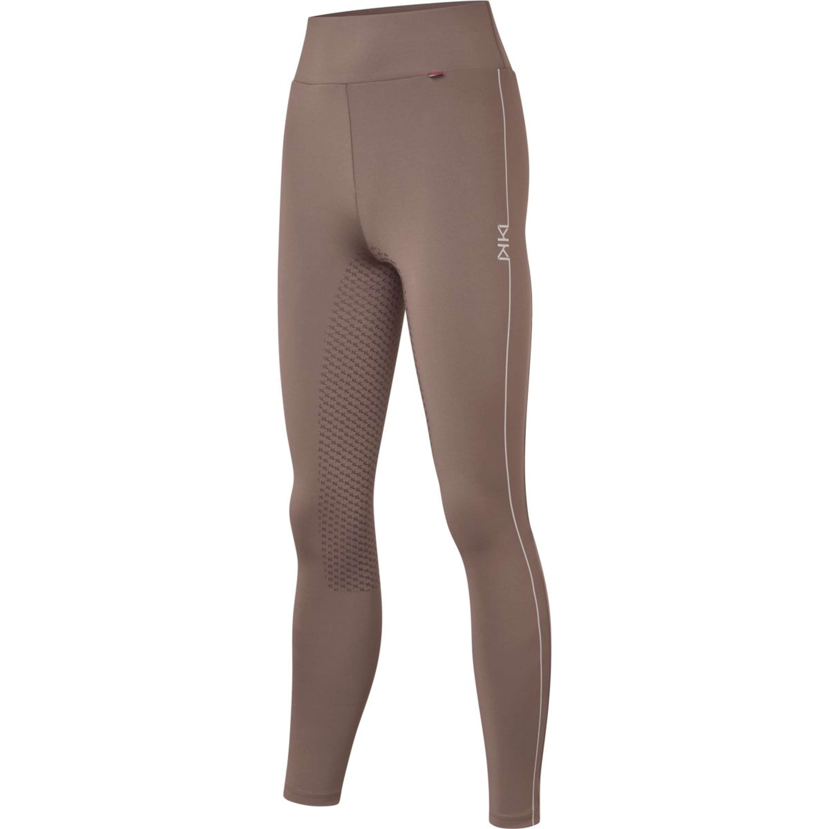 Kingsland Legging de Equitación KLAmy F-Tec5 Full Grip Mujeres Brown Iron