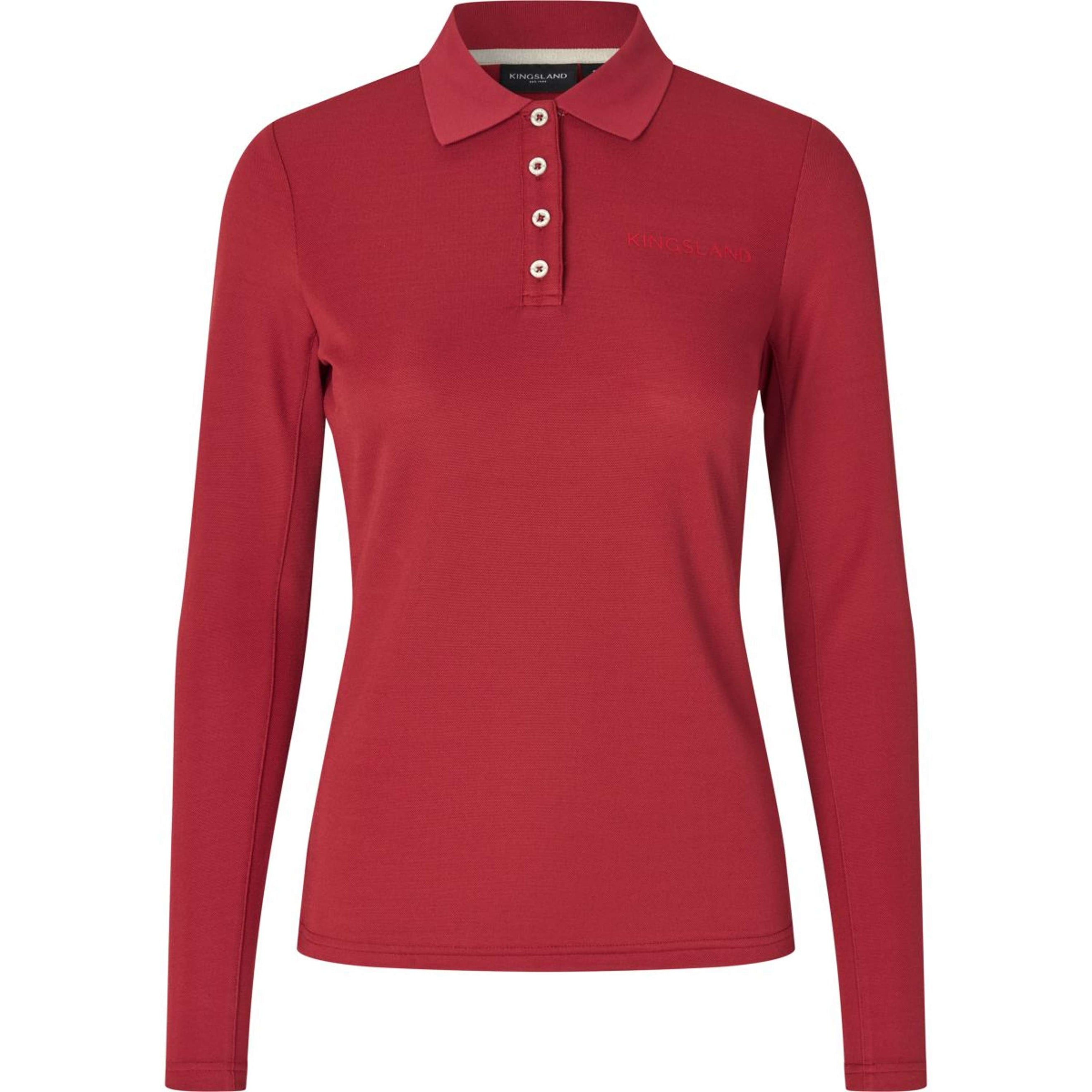 Kingsland Poloshirt KLAmy Mujer Rojo Granate