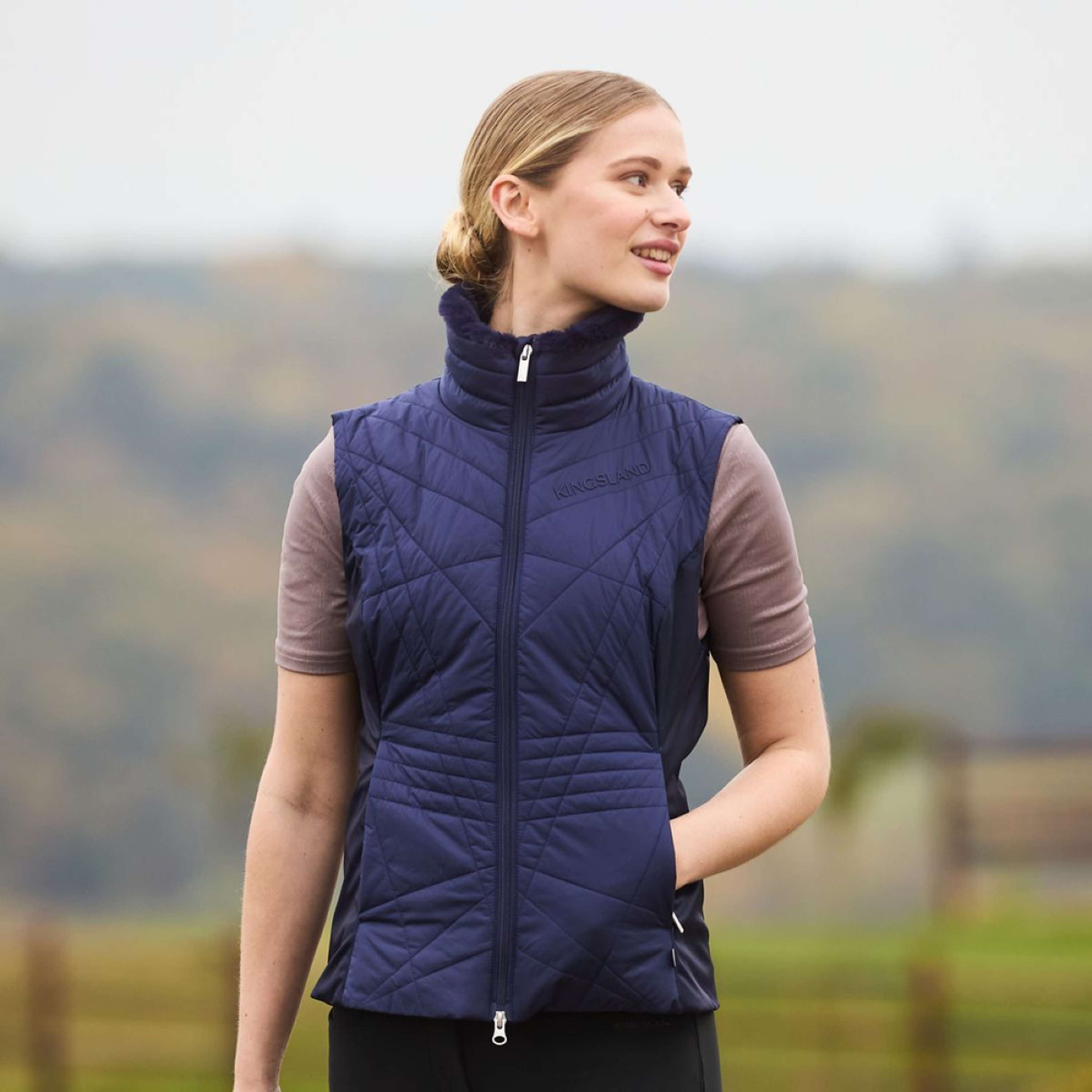 Kingsland Chaleco KLAlba Mujer Evening Blue