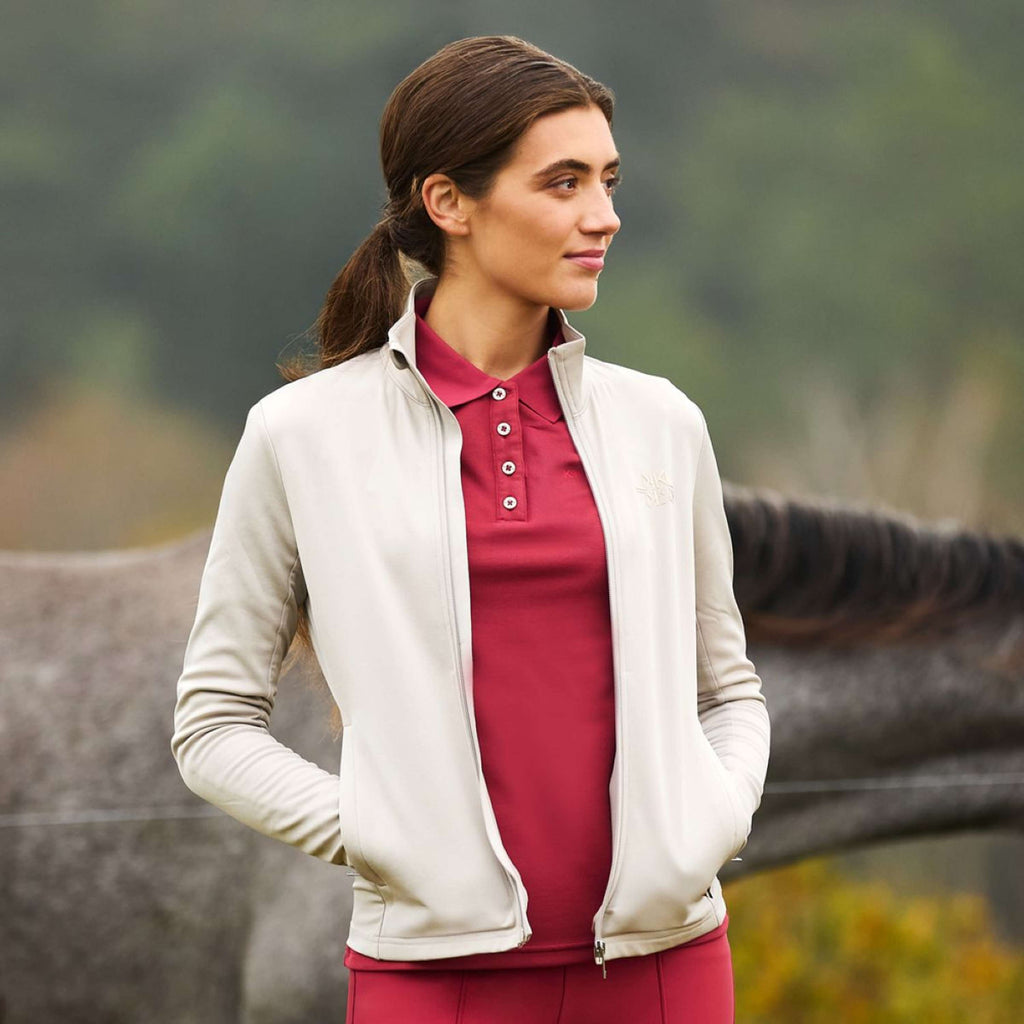 Kingsland Sudadera con capucha y cremallera KLAlba Mujer Beige Dove