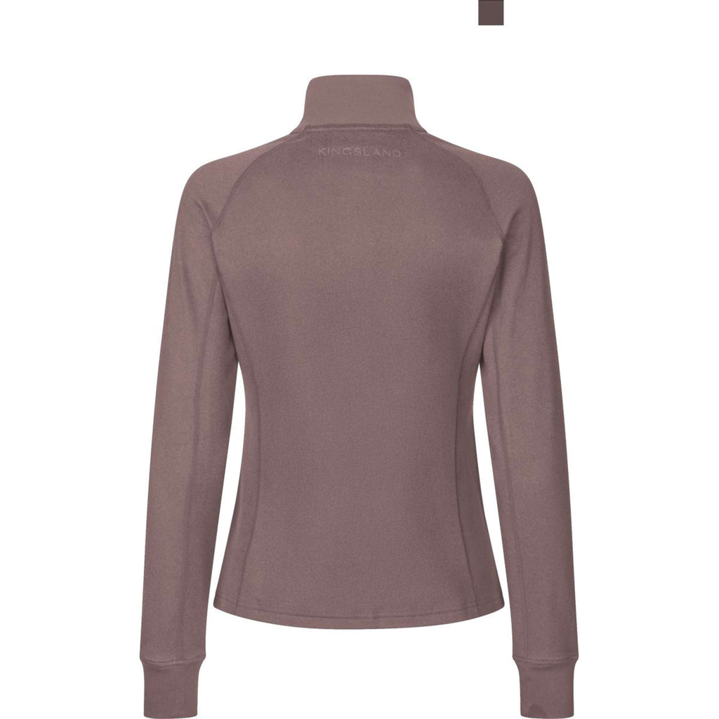Kingsland Sudadera con capucha y cremallera KLAlly Mujer Brown Iron