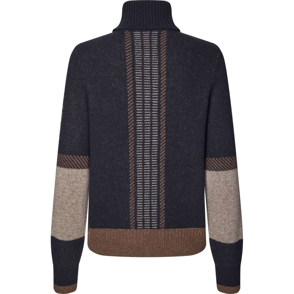 Kingsland Jersey de Cuello Alto KLArin Mujer Navy