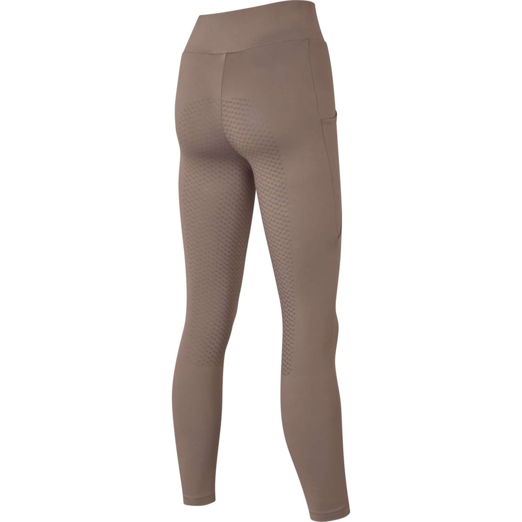 Kingsland Legging de Equitación KLAmanda F-Tec4 Full Grip Mujeres Brown Iron