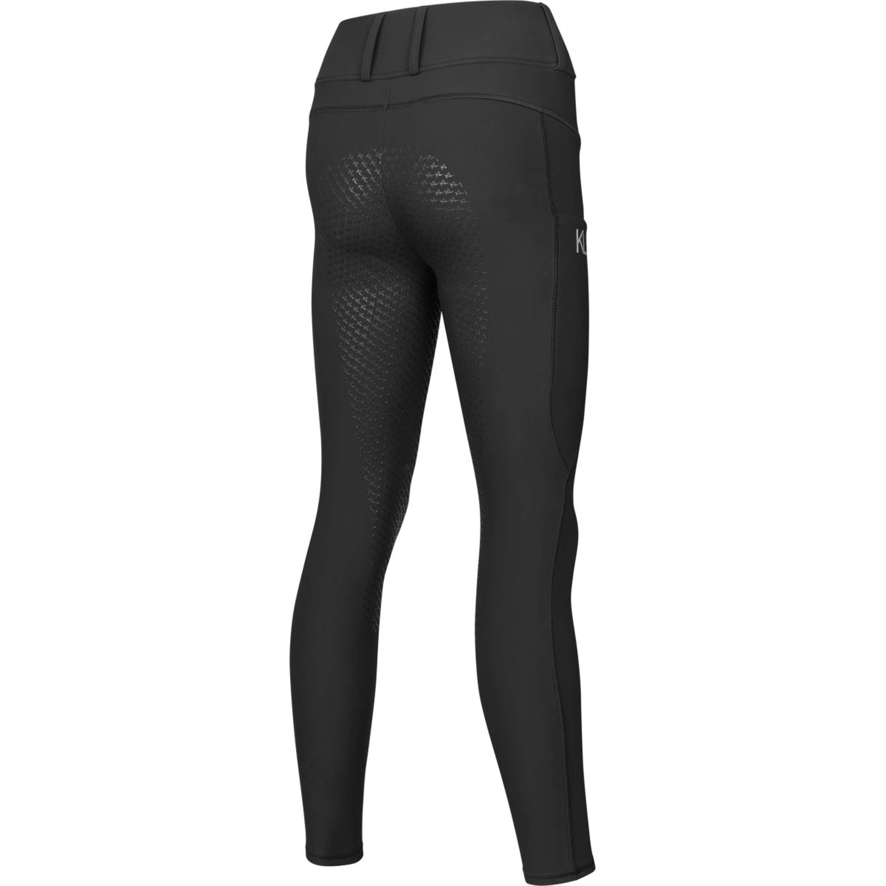 Kingsland Legging de Equitación KLAnastasia Repelente al agua Full Grip Negro