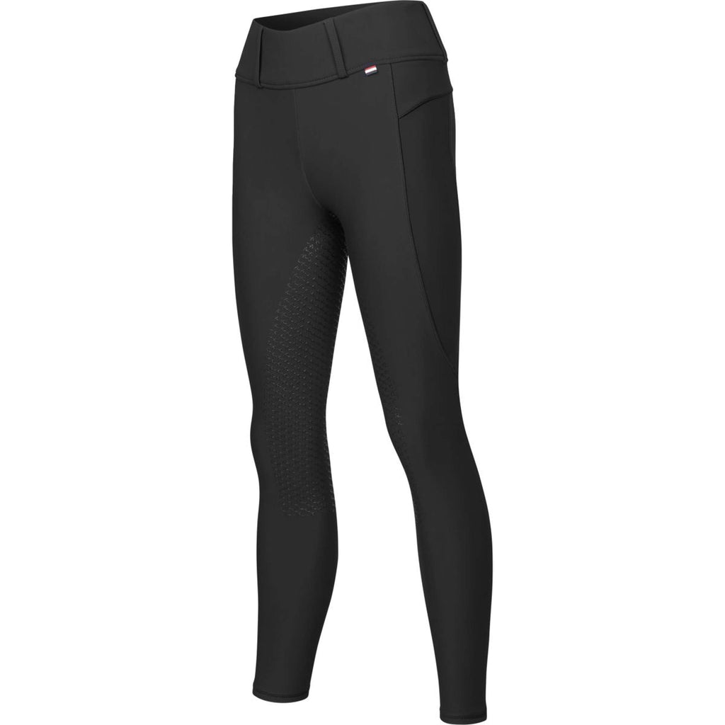 Kingsland Legging de Equitación KLAnastasia Repelente al agua Full Grip Negro