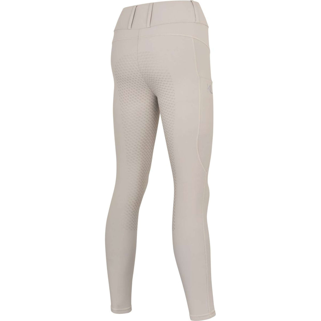 Kingsland Legging de Equitación KLAnastasia Repelente al agua Full Grip Beige Dove