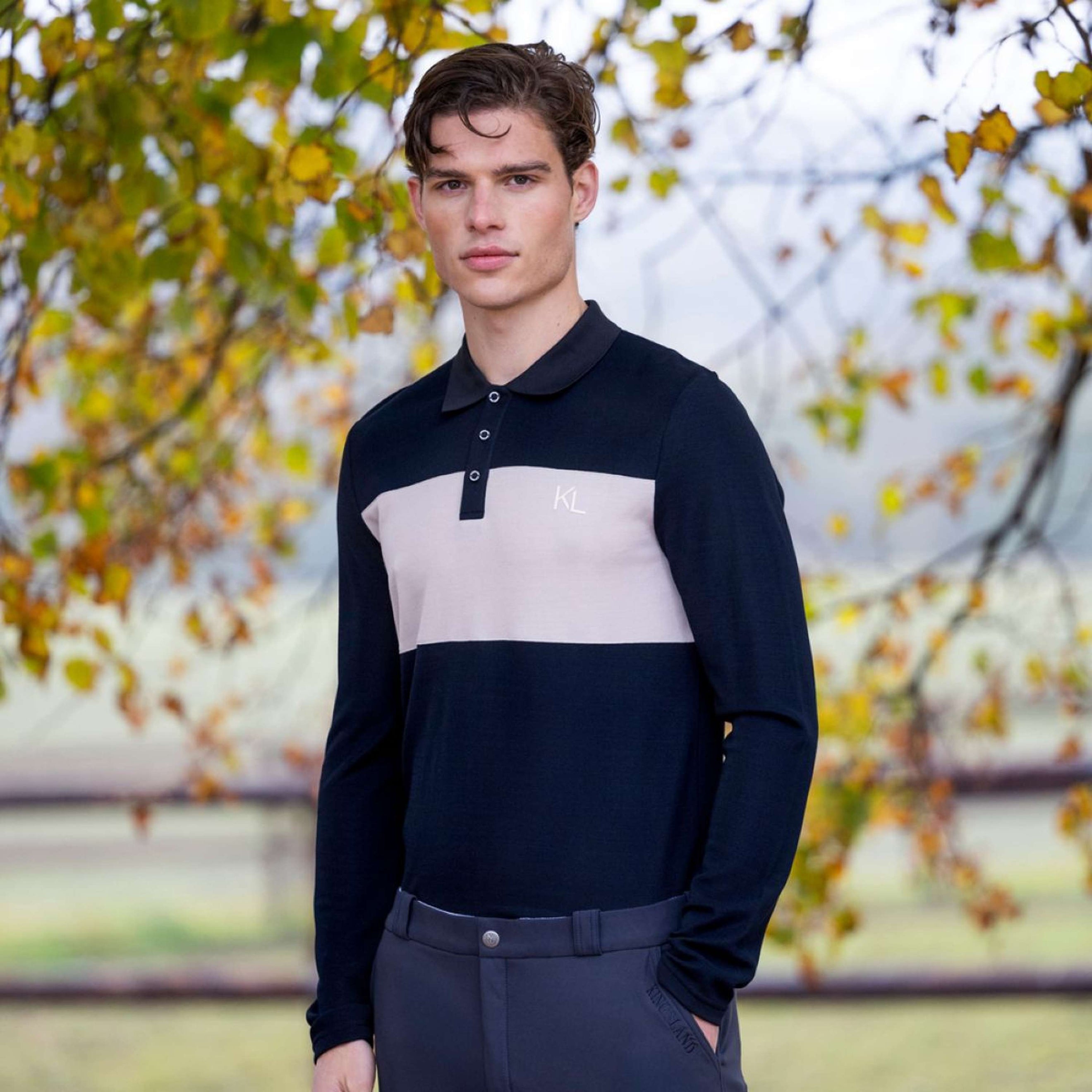 Kingsland Poloshirt KLAxel Hombres Negro