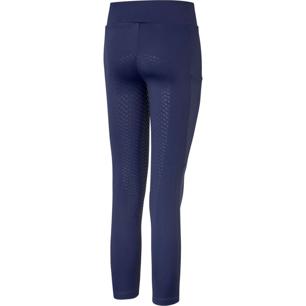 Kingsland Legging de Equitación KLAlexis F-Tec4 Full Grip Niños Evening Blue