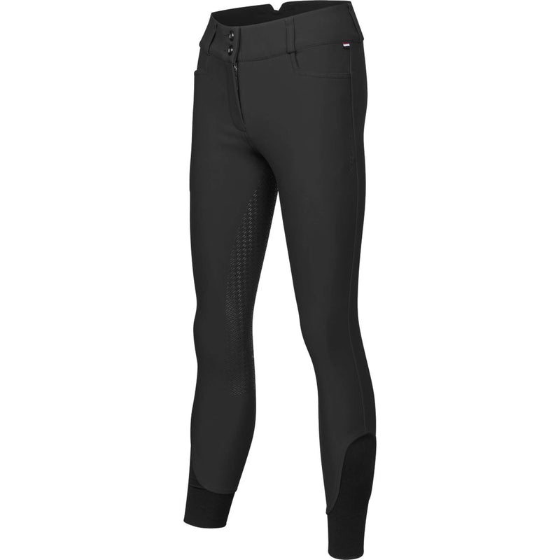 Kingsland Pantalón de Equitación KLKarla Repelente al agua Full Grip Negro