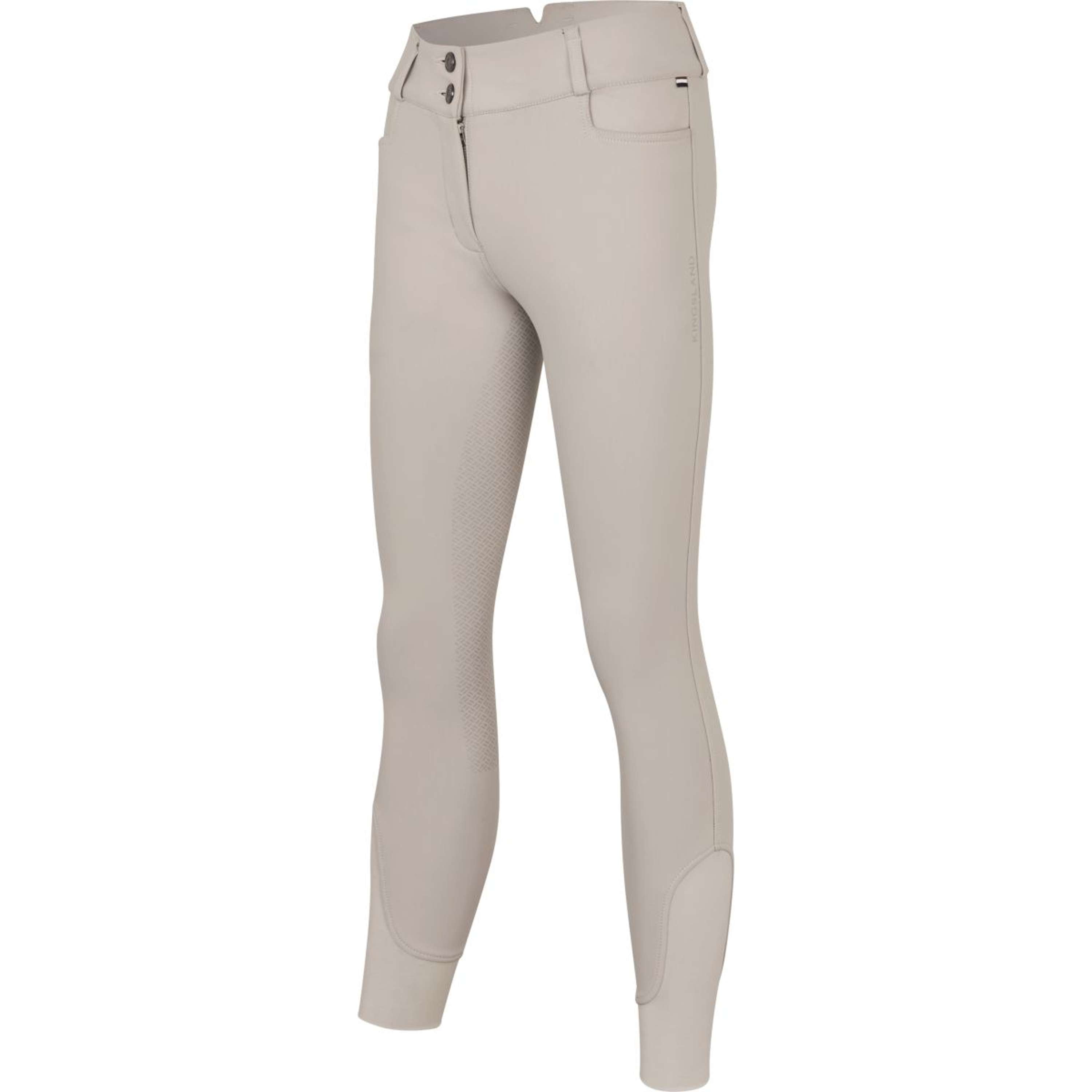 Kingsland Pantalón de Equitación KLKarla Repelente al agua Full Grip Beige Dove