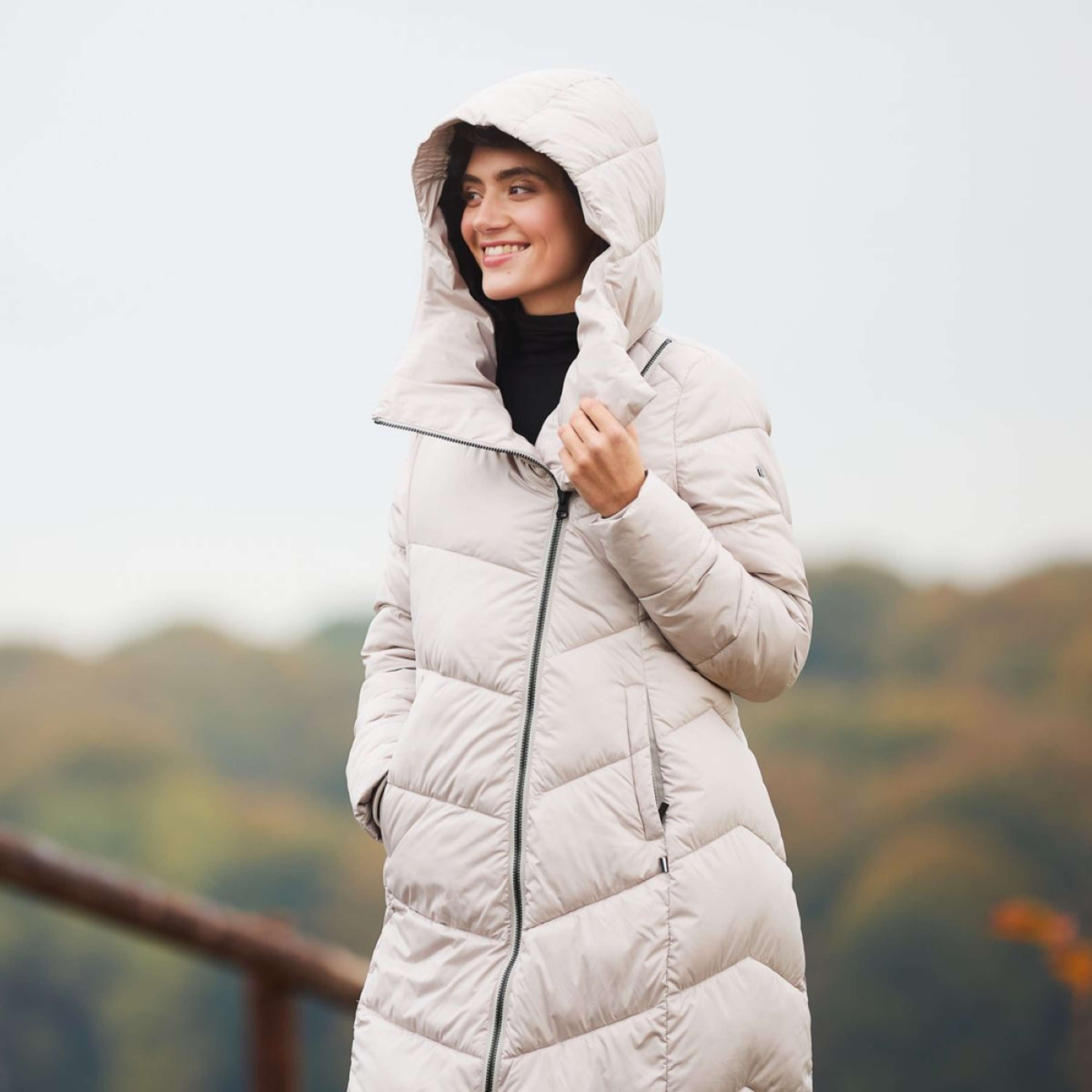 Kingsland Abrigo Largo KLAdelaide Mujer Beige Dove