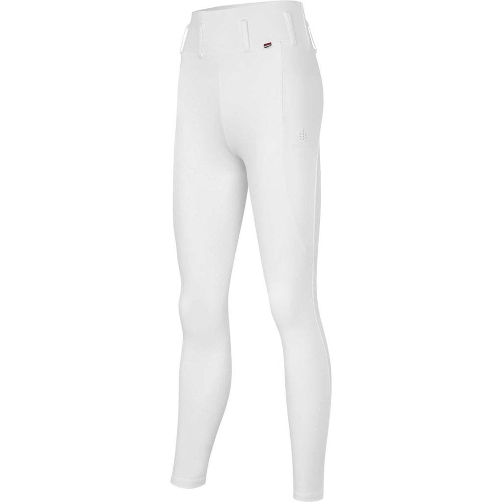 Kingsland Legging de Equitación KLAthena F-Tec4 Full Grip Mujeres Blanco
