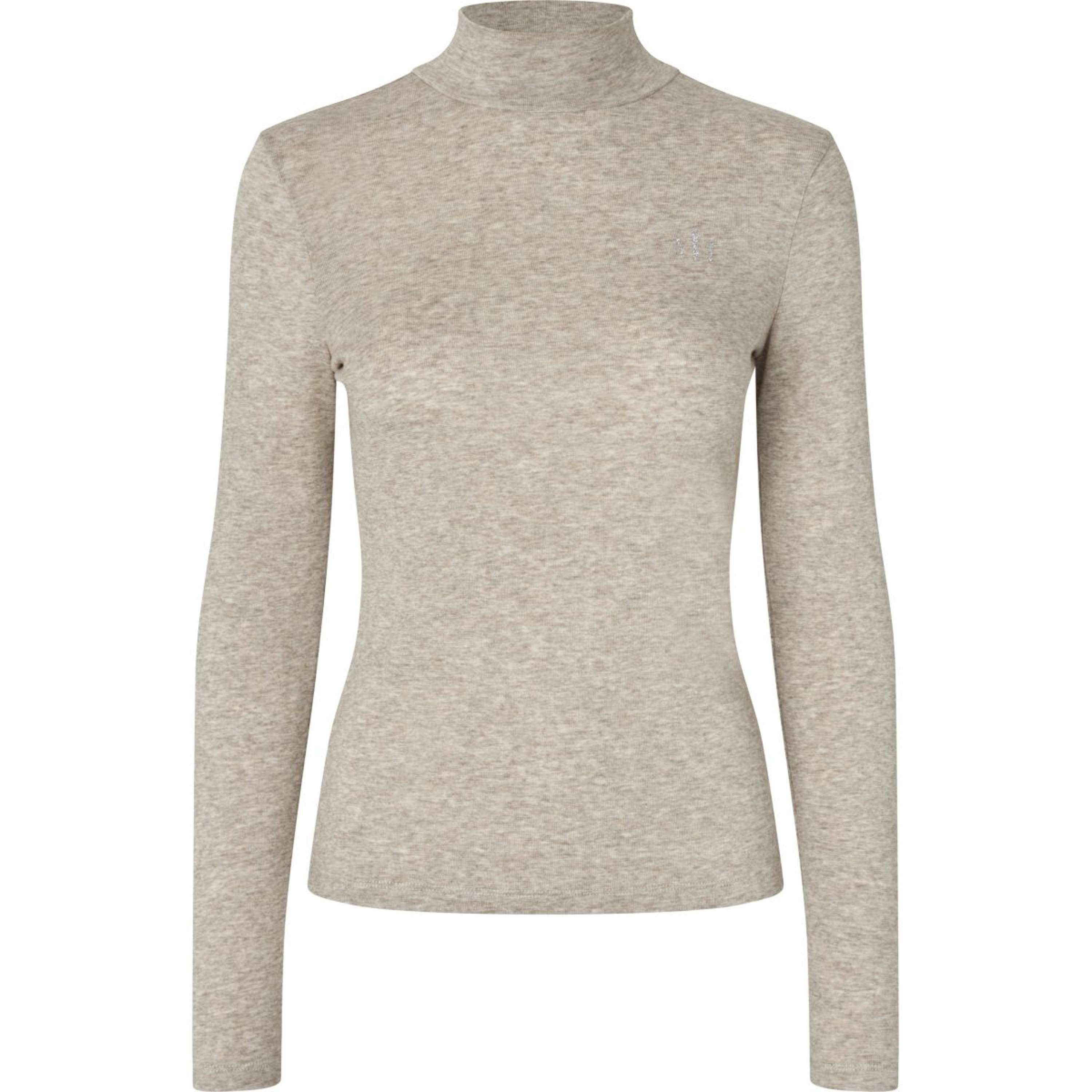 Kingsland Jersey de Cuello Alto KLAbigail Mujer Beige Melange