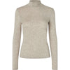 Kingsland Jersey de Cuello Alto KLAbigail Mujer Beige Melange