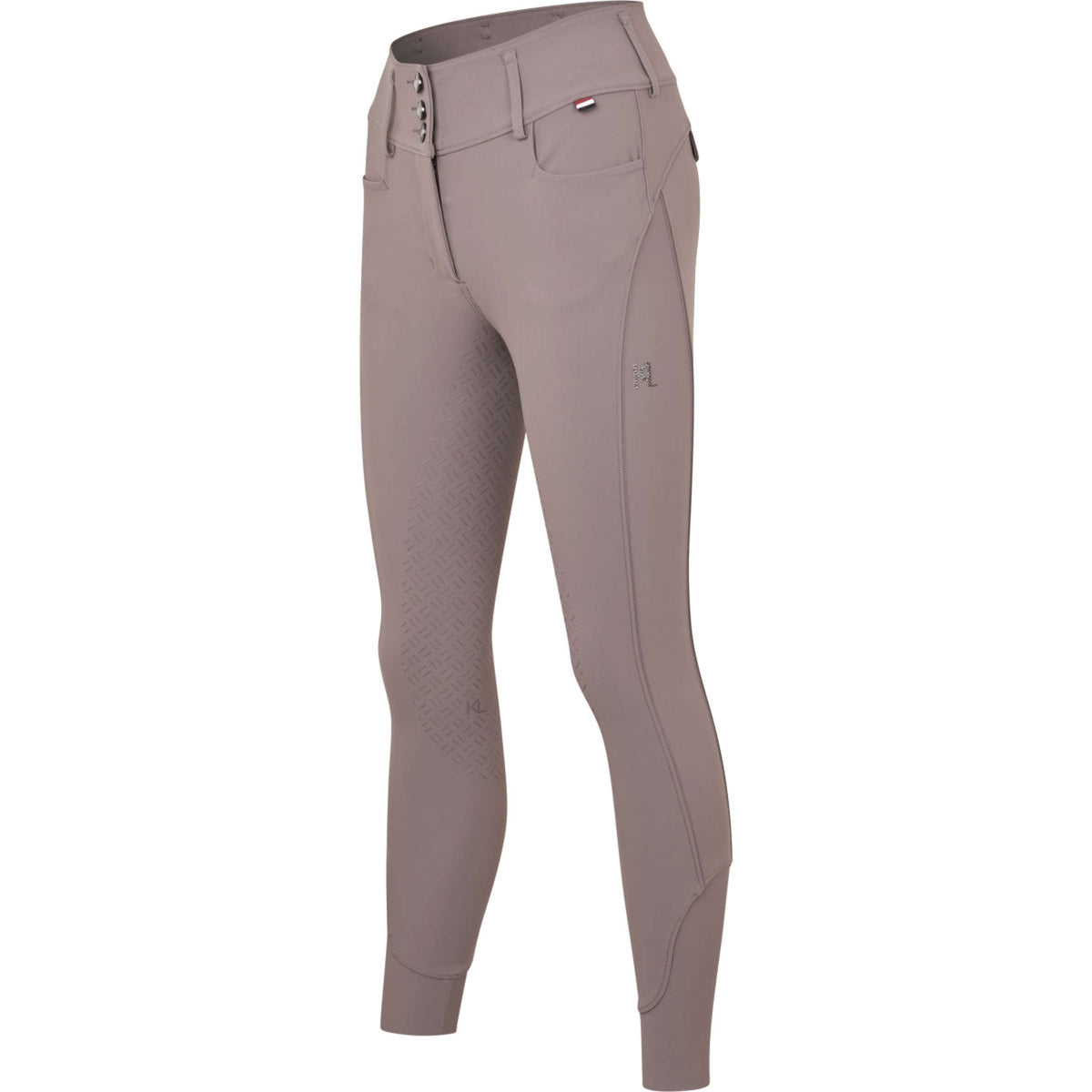 Kingsland Pantalón de Equitación KLKimi Full Grip Brown Iron