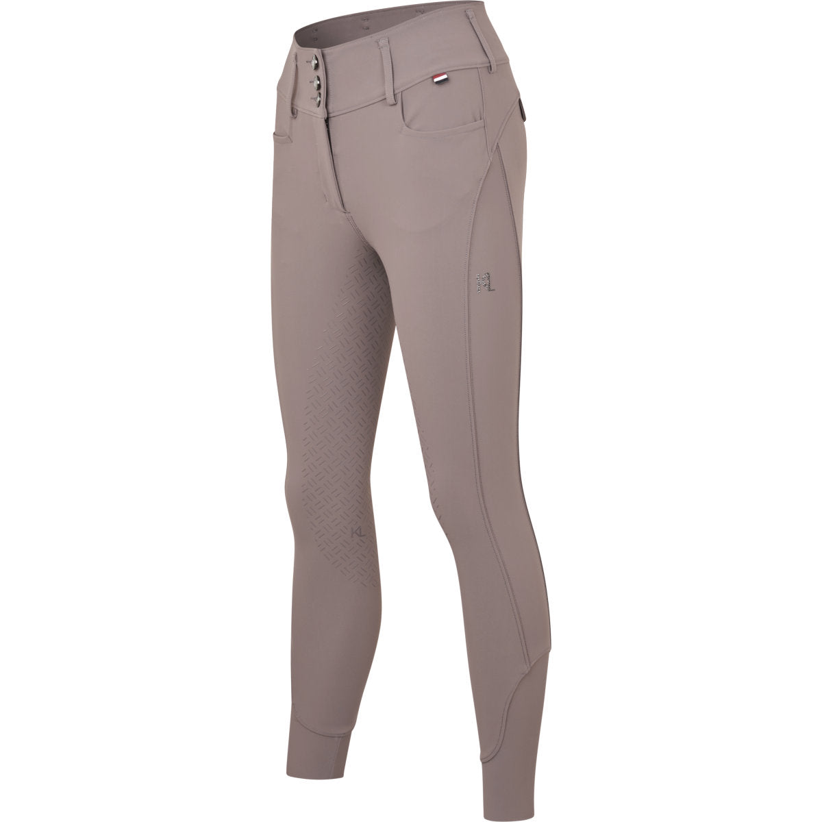 Kingsland Pantalón de Equitación KLKimi Full Grip Brown Iron