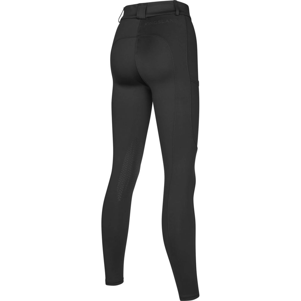 Kingsland Pantalón de Equitación KLKaya Agarre de rodilla Negro