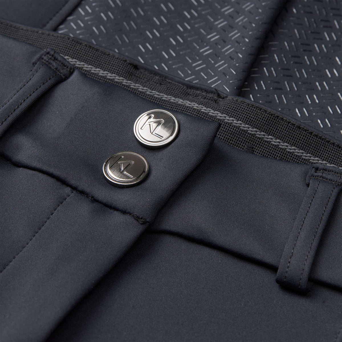 Kingsland Pantalón de Equitación KLKaya Full Grip Negro