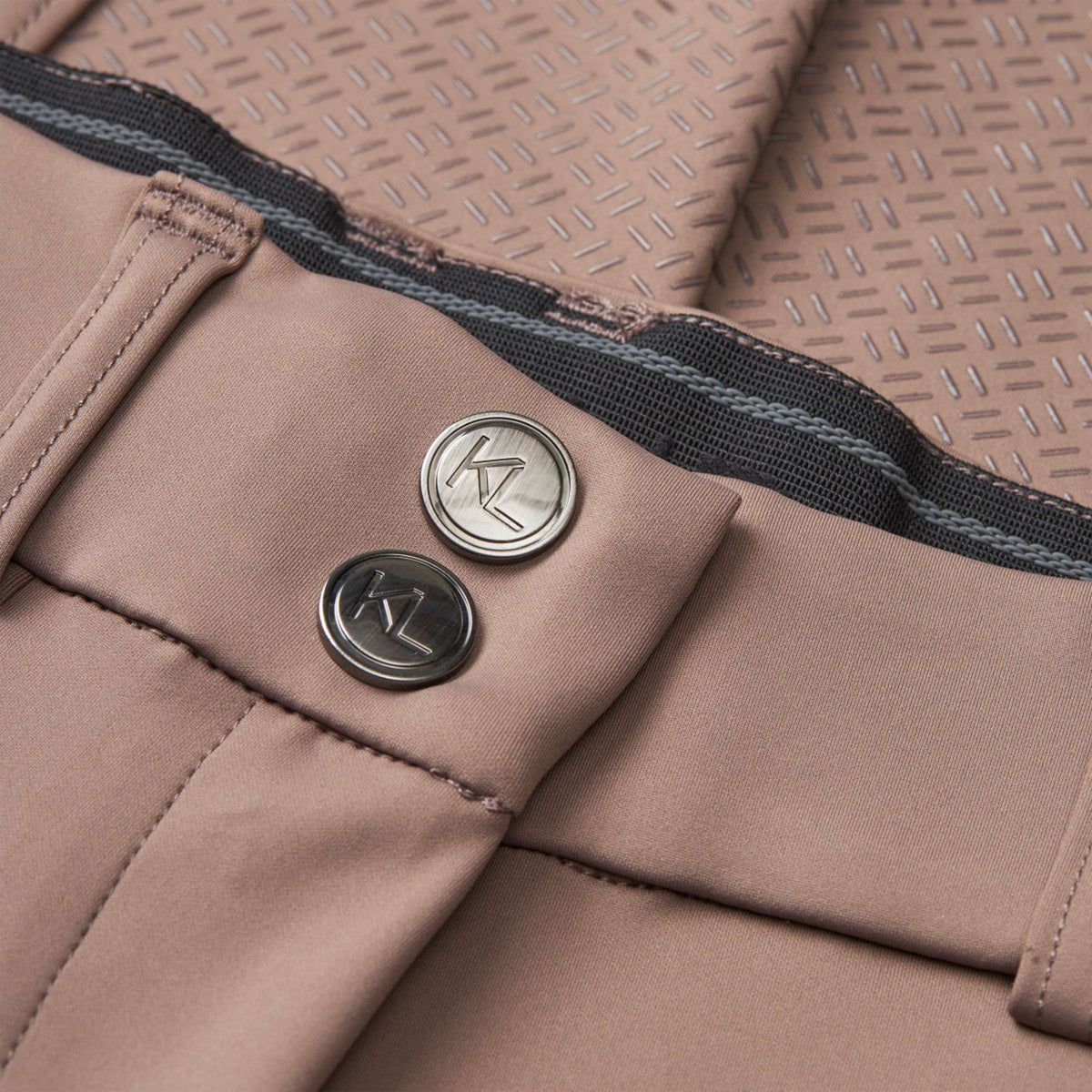 Kingsland Pantalón de Equitación KLKaya Full Grip Brown Iron