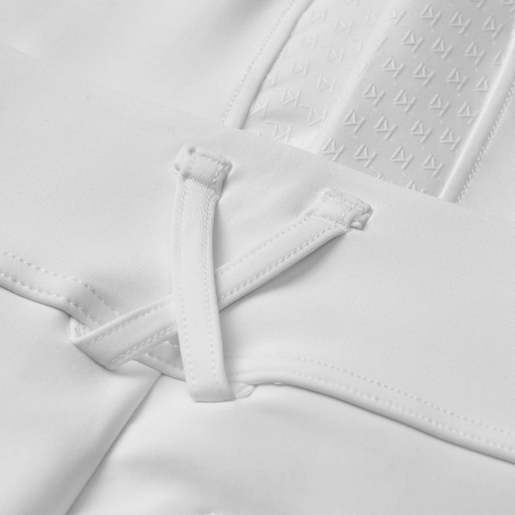 Kingsland Legging de Equitación KLKristin Full Grip Blanco