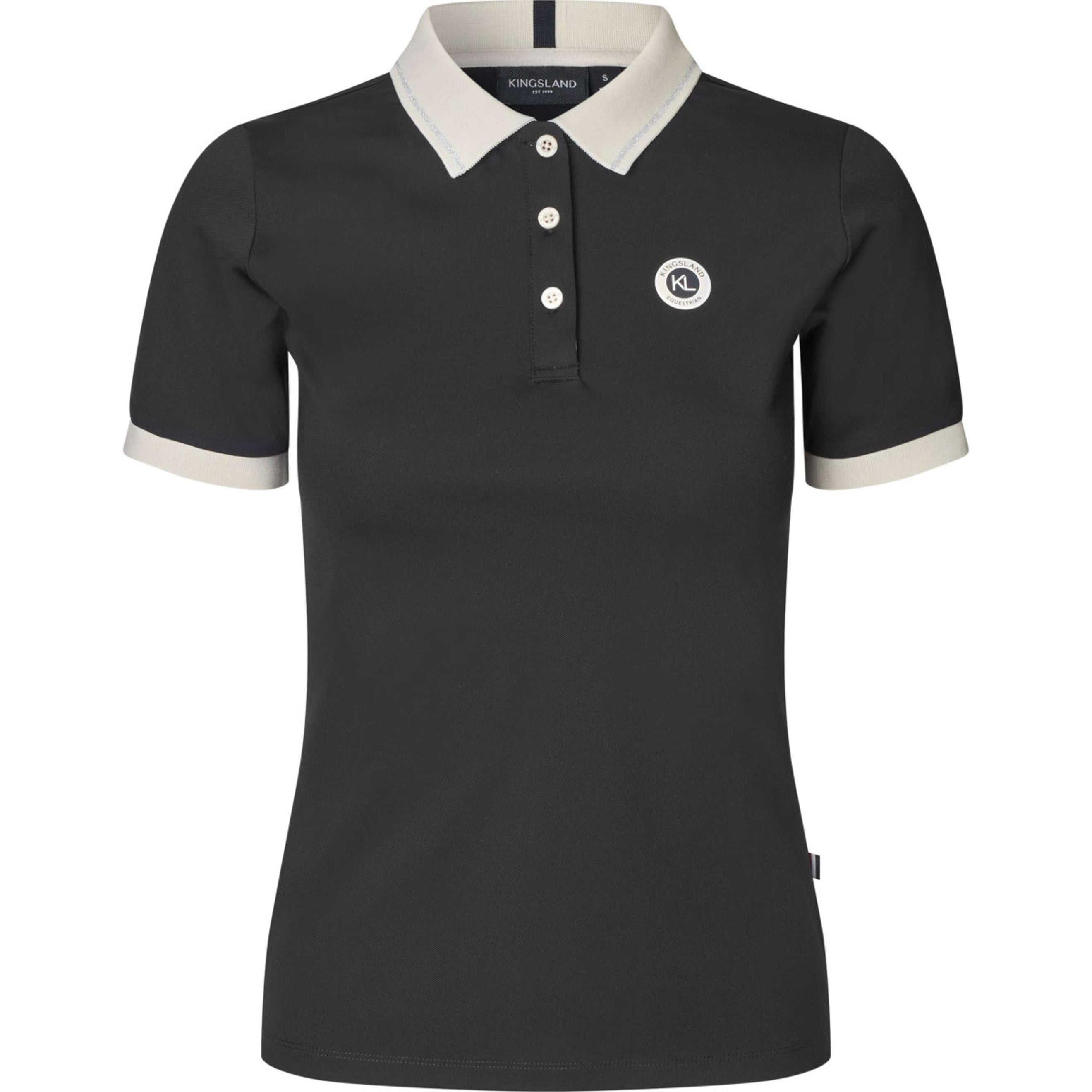 Kingsland Polo Shirt KLLaura Negro Kingsland Polo Shirt KLLaura Negro