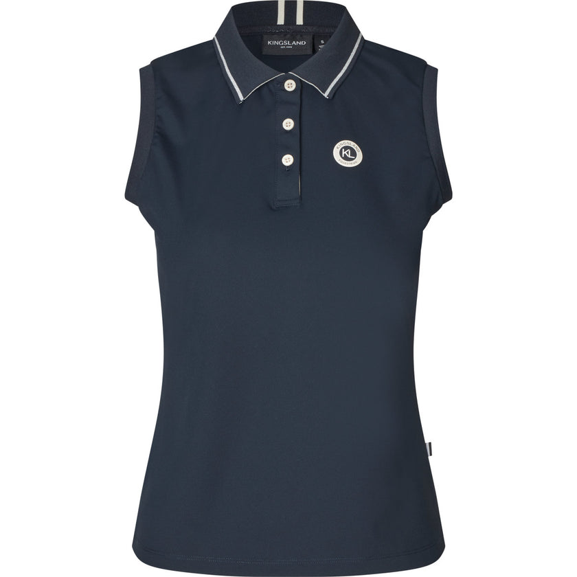 Kingsland Poloshirt KLLaura Sin Mangas Navy
