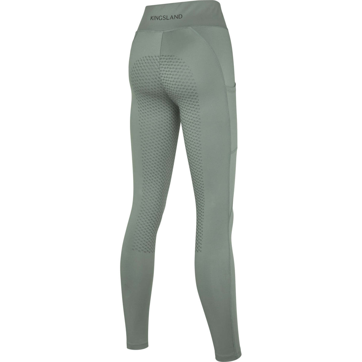 Kingsland Legging de Equitación KLLorella F-Tec 5 Full Grip Green Agave