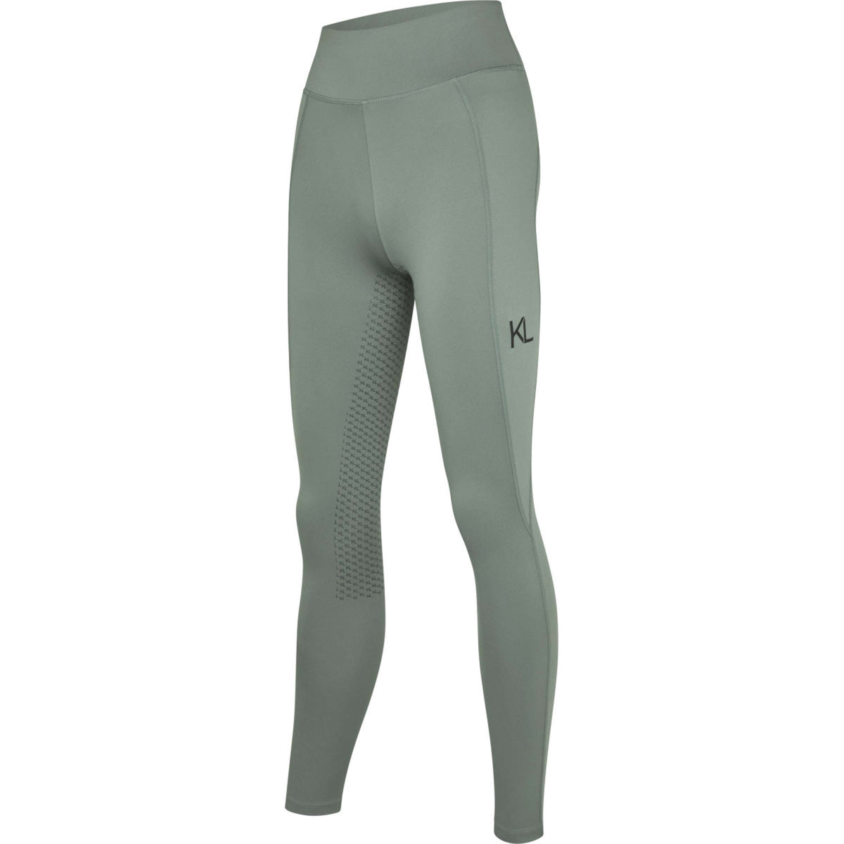 Kingsland Legging de Equitación KLLorella F-Tec 5 Full Grip Green Agave