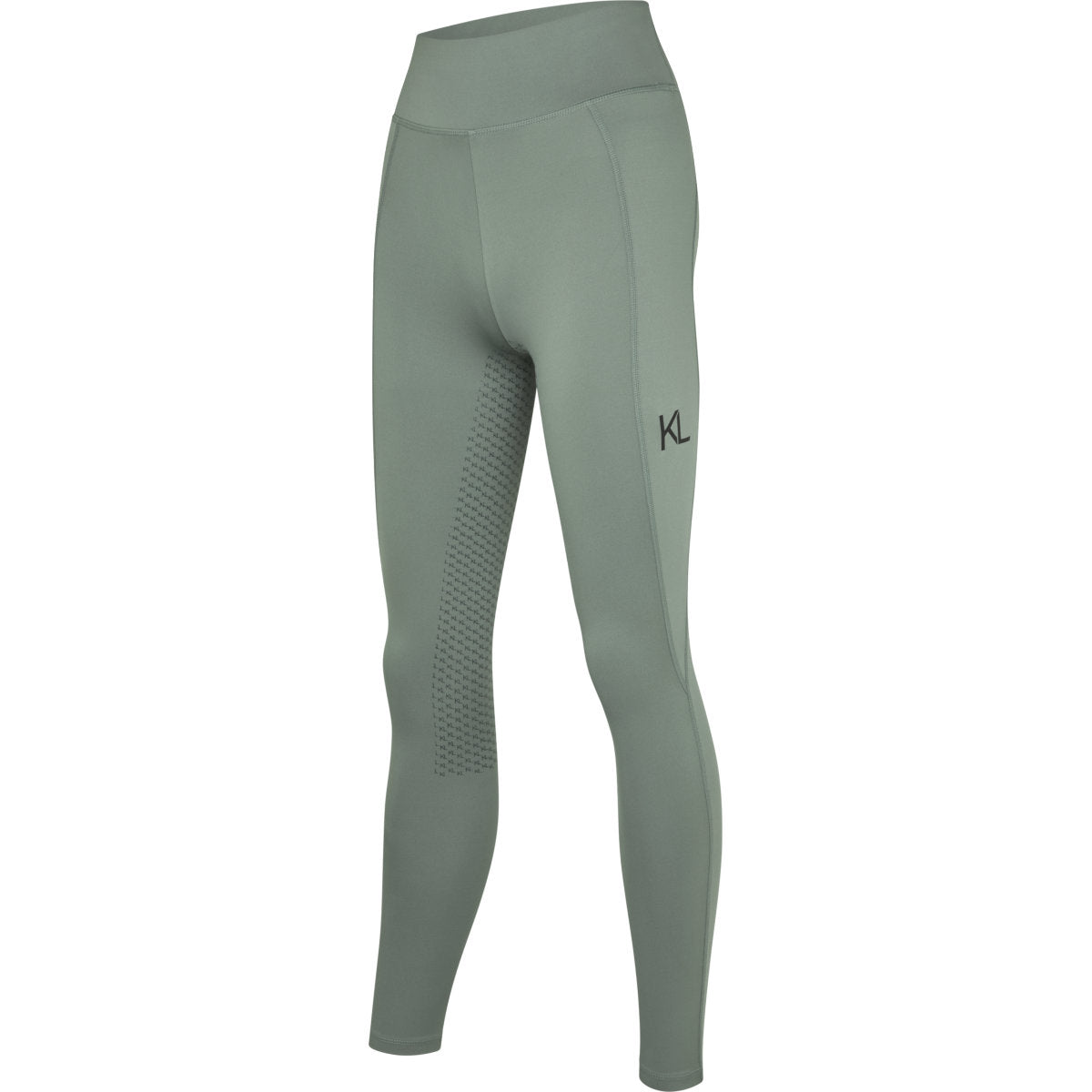Kingsland Legging de Equitación KLLorella F-Tec 5 Full Grip Green Agave