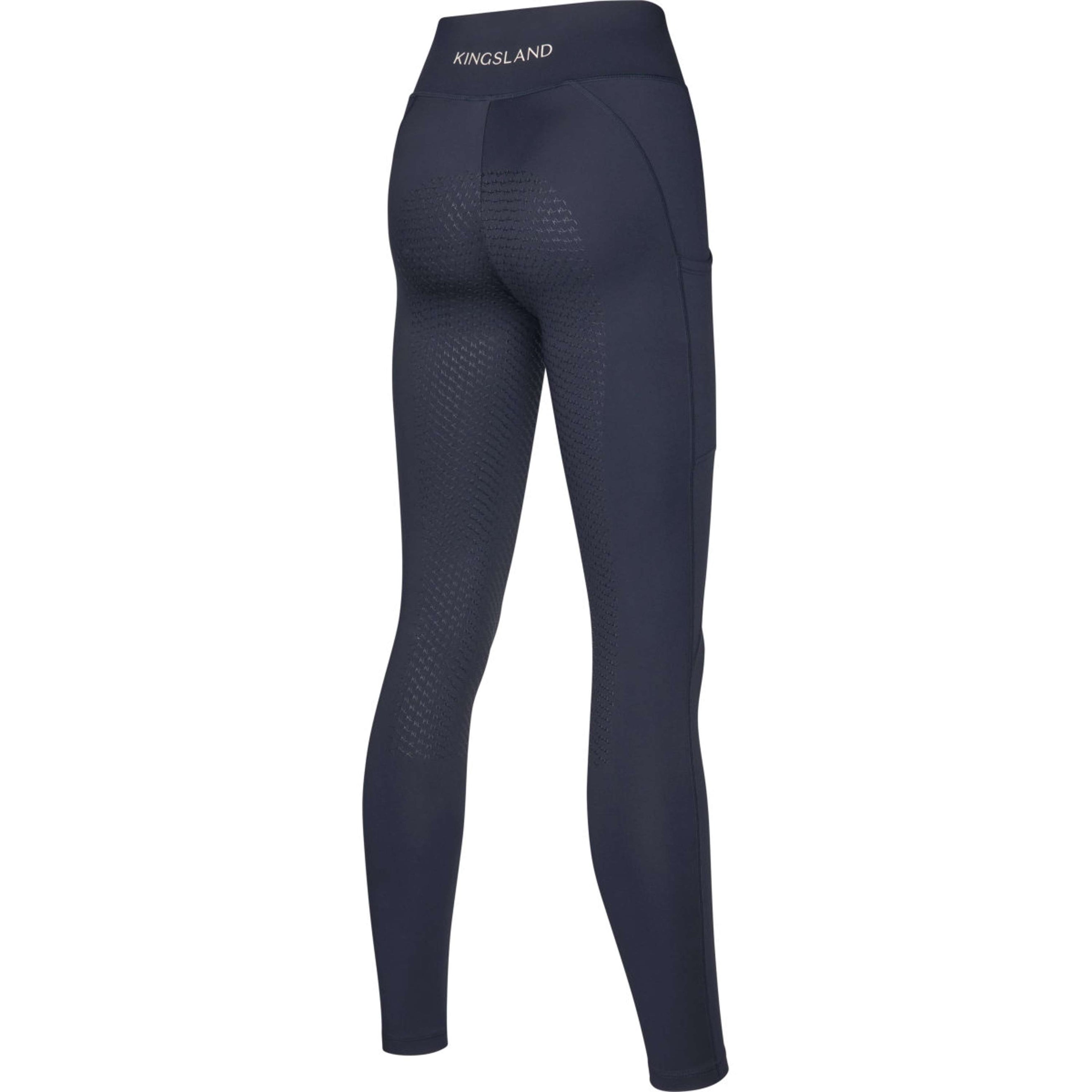Kingsland Legging de Equitación KLLorella F-Tec 5 Full Grip Navy