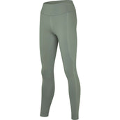 Kingsland Legging de Equitación KLLouisa Repelente al agua Full Grip Green Agave