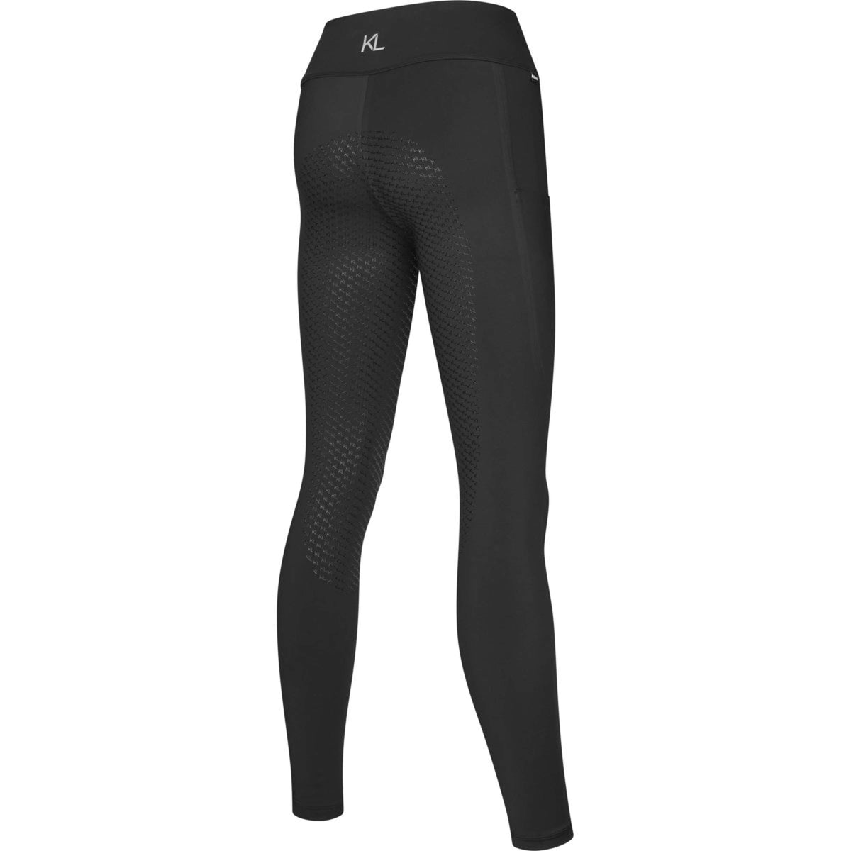 Kingsland Legging de Equitación KLLouisa Repelente al agua Full Grip Negro