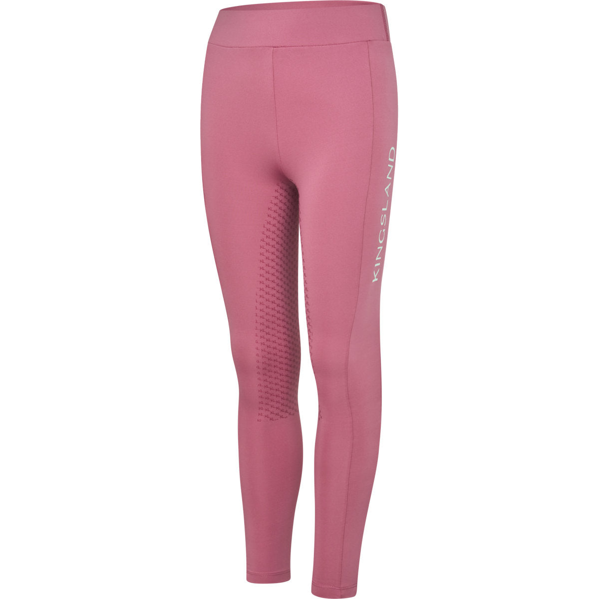 Kingsland Legging de Equitación KLLilo Junior F-tec 5 Full Grip Heather Rose