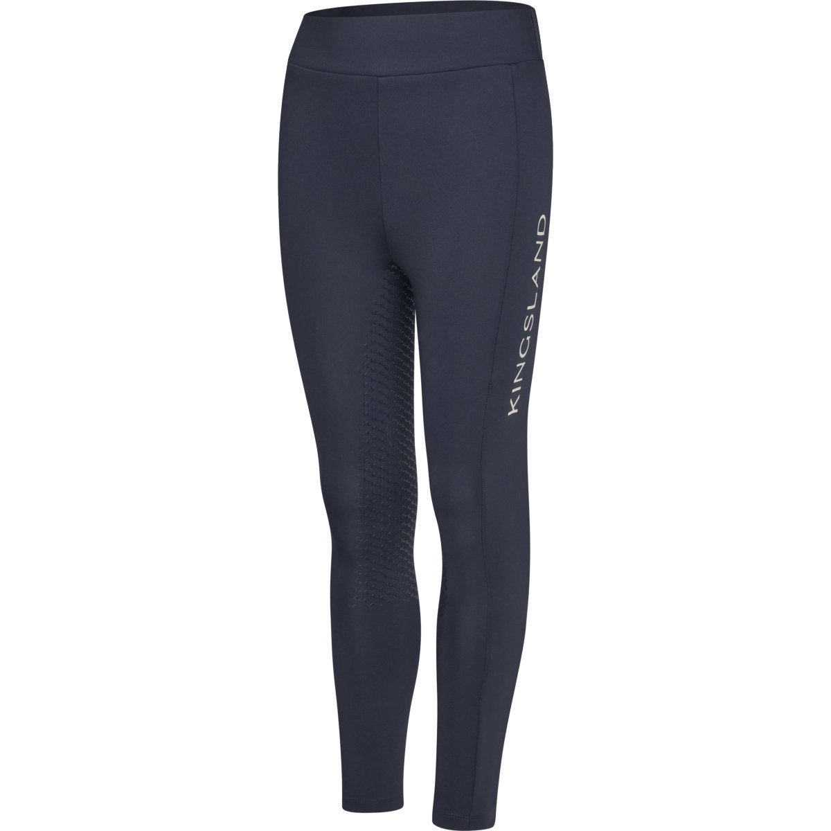 Kingsland Legging de Equitación KLLilo Junior F-tec 5 Full Grip Navy
