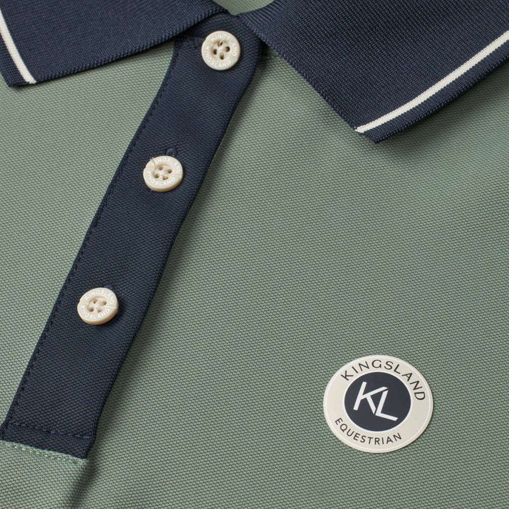 Kingsland Poloshirt KLLorenzo Hombres Green Agave