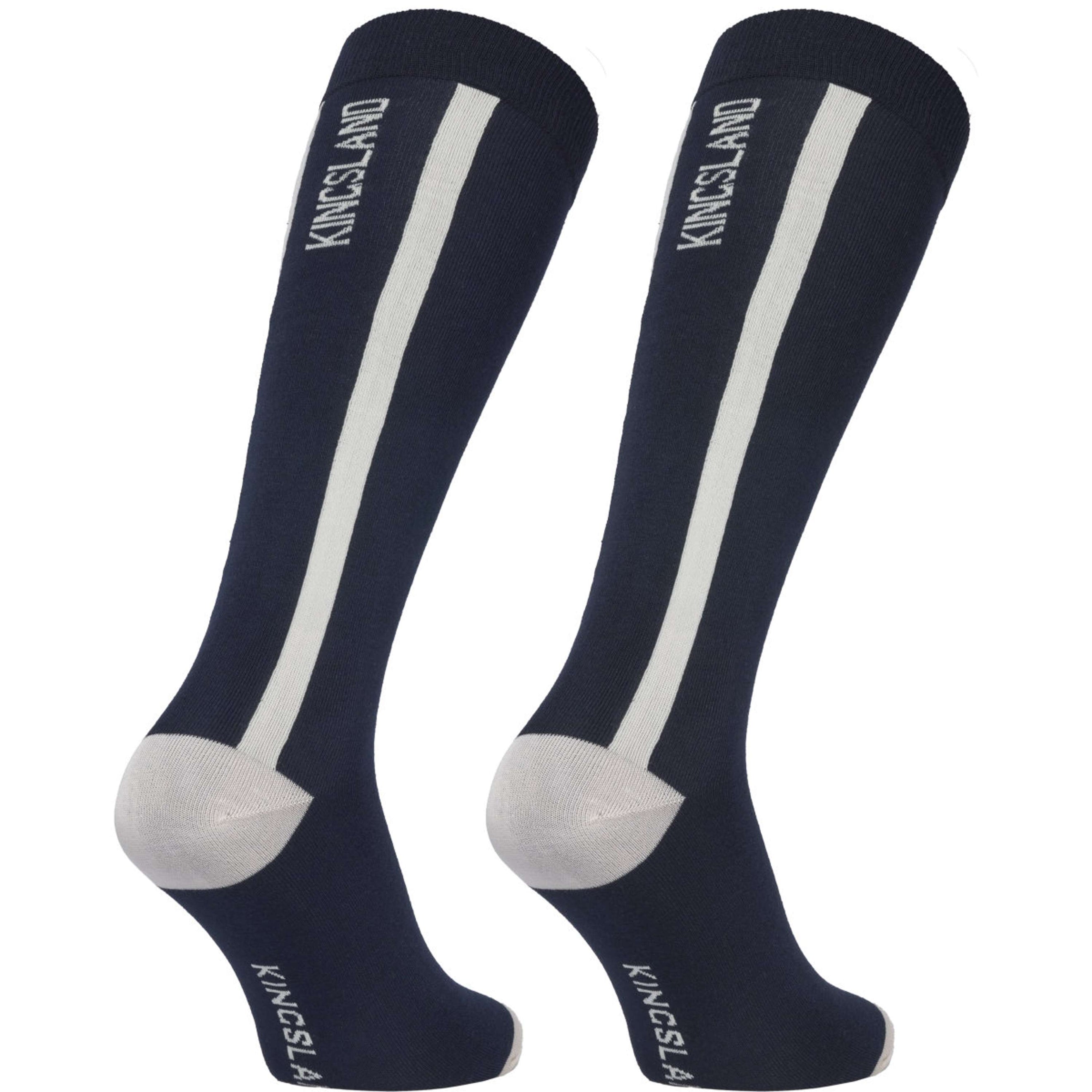 Kingsland Calcetines de Equitación KLLaura Coolmax Paquete de 2 Navy