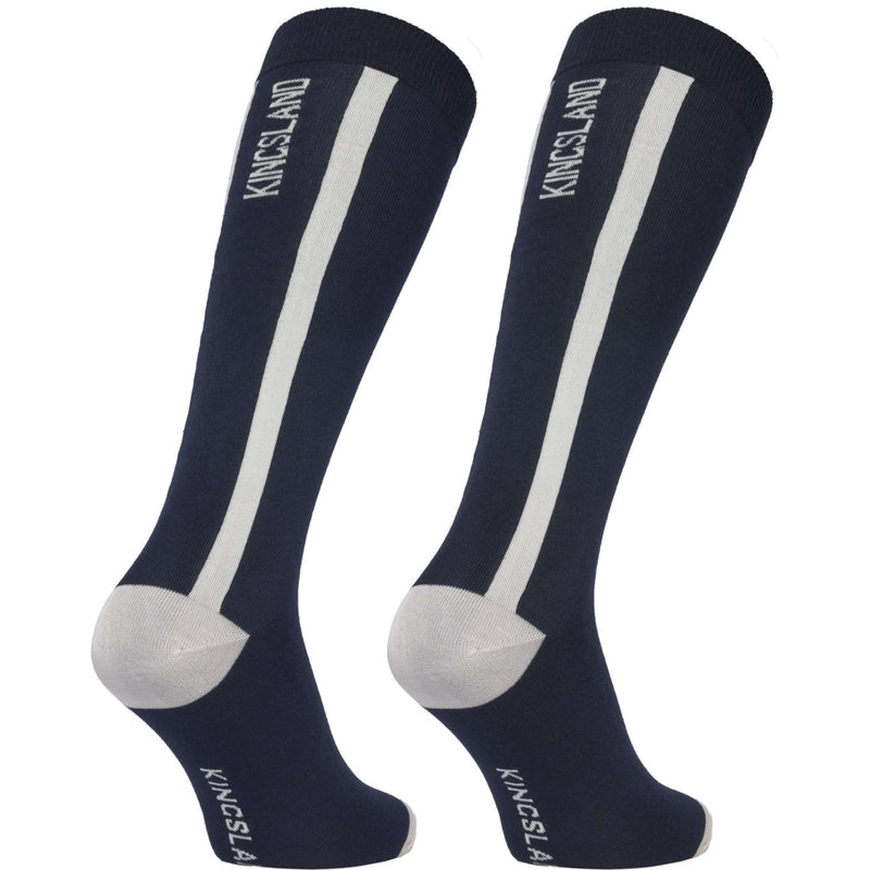 Kingsland Calcetines de Equitación KLLaura Coolmax Paquete de 2 Navy