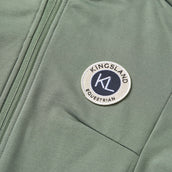 Kingsland Sudadera con capucha y cremallera KLLucy Microvellón Green Agave