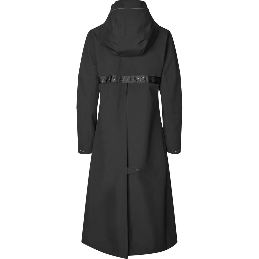 Kingsland Abrigo Largo KLLucia Impermeable Negro