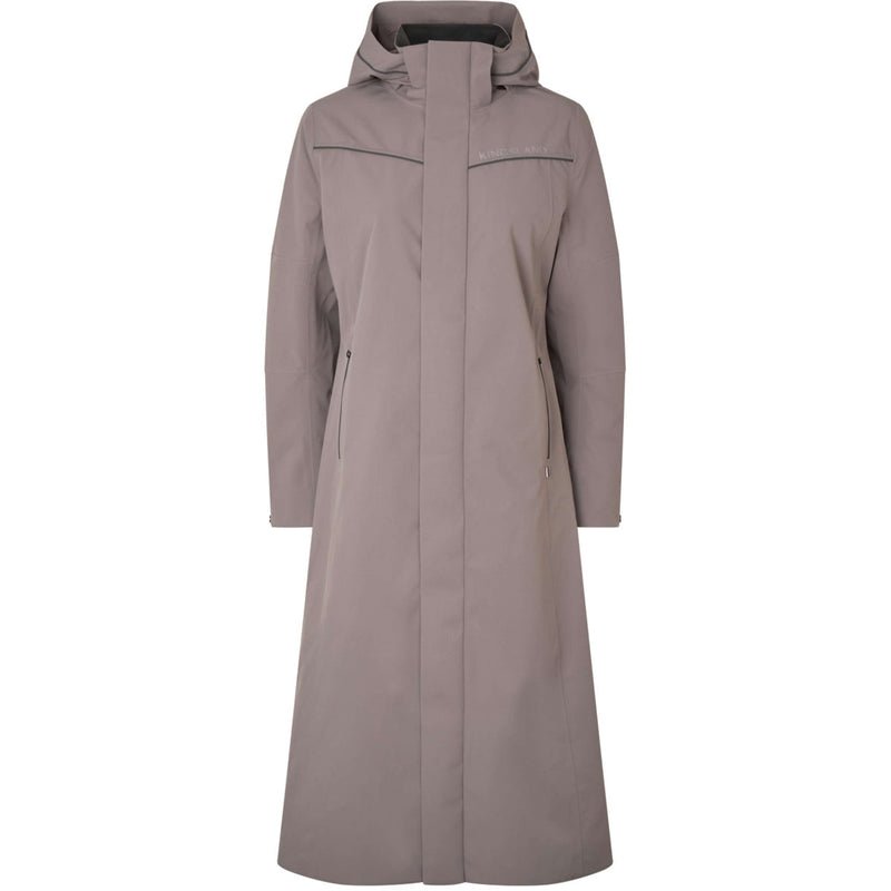 Kingsland Abrigo Largo KLLucia Impermeable Brown Iron