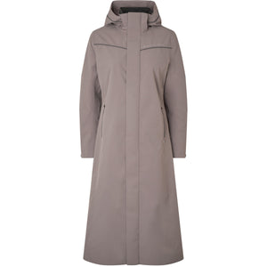 Kingsland Abrigo Largo KLLucia Impermeable Brown Iron